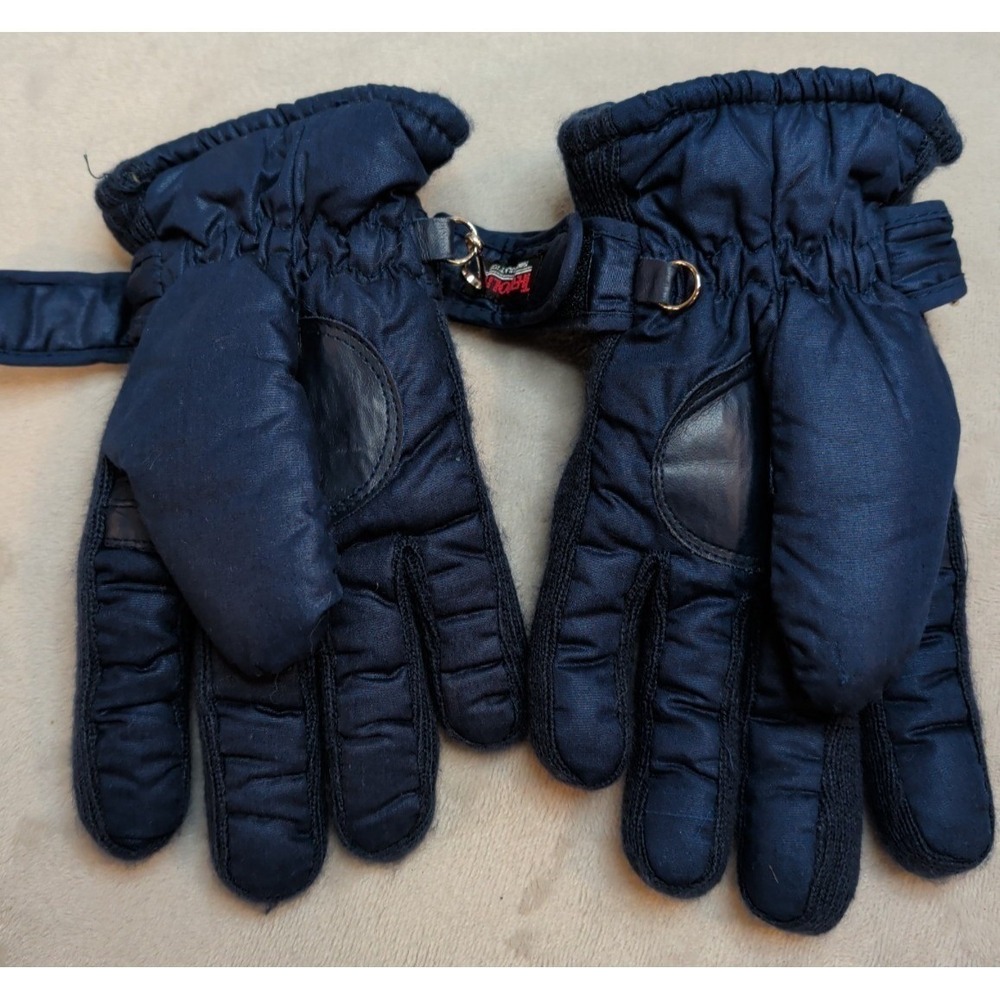 Thermolite Insulated Ski Gloves Black Size S Winter Snow Adjustable Strap